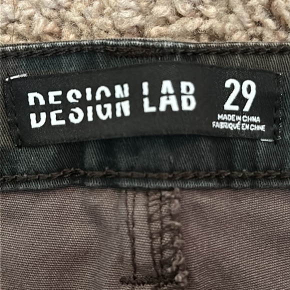 Design Lab Lord & Taylor Women CAMO Green Jeans size 29 or 2/4 NWOT - Picture 8 of 9